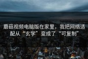 蘑菇视频电脑版在家里，我把网络适配从“玄学”变成了“可复制”