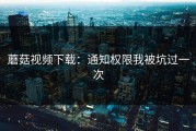 蘑菇视频下载：通知权限我被坑过一次