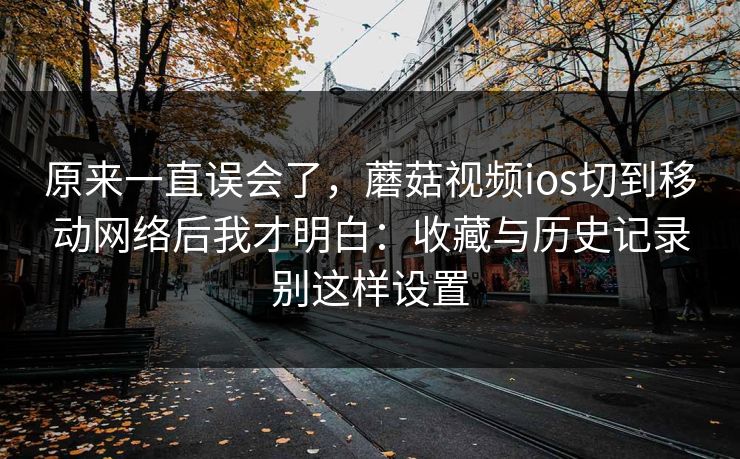 原来一直误会了,蘑菇视频ios切到移动网络后我才明白:收藏与历史记录别这样设置 原来一直误会了,蘑菇视频ios切到移动网络后我才明白:收藏与历史记录别这样设置