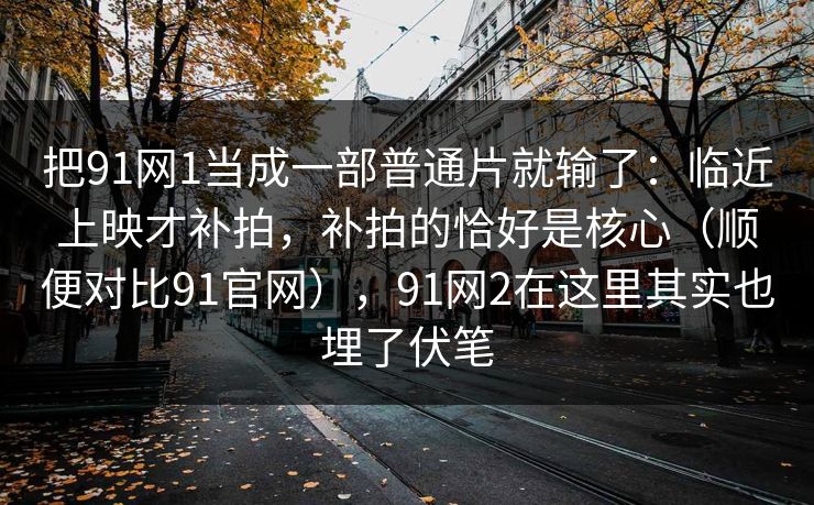 把91网1当成一部普通片就输了：临近上映才补拍，补拍的恰好是核心（顺便对比91官网），91网2在这里其实也埋了伏笔