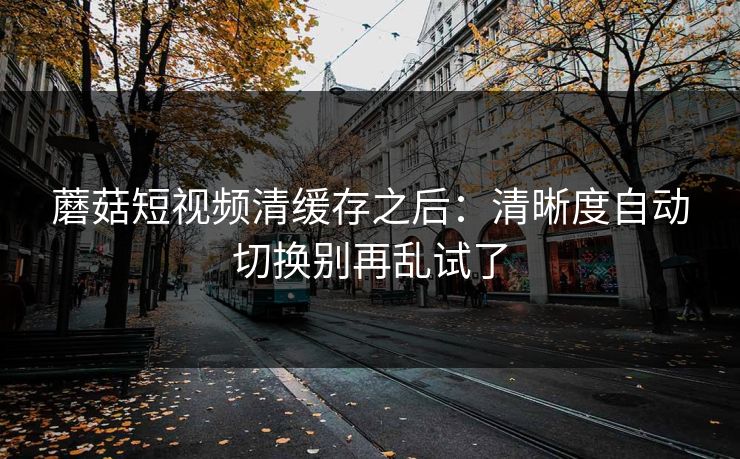 蘑菇短视频清缓存之后:清晰度自动切换别再乱试了 蘑菇短视频清缓存之后:清晰度自动切换别再乱试了